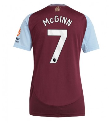 Aston Villa John McGinn #7 Hemmatröja Kvinnor 2024-25 Kortärmad